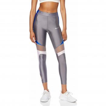 Nike W NK Speed TGHT 7/8 SD Pantalon Femme, Gunsmoke/Game Royal/Reflective, FR : M