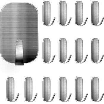 Ganci Appendiabiti Inox SUS304 – 15PZ, Rimovibile e Impermeabile