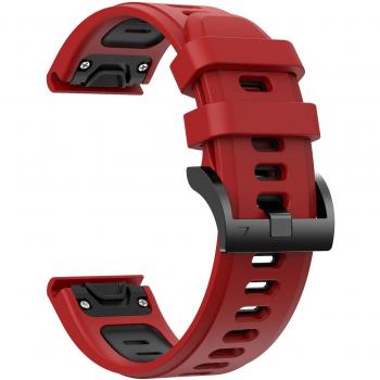 Bracelet de sport en silicone 22mm pour Garmin Forerunner 945/935, Fenix 6/5 Plus, Approach S60
