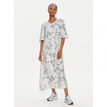 Munthe XS Gray Floral Midi Dress