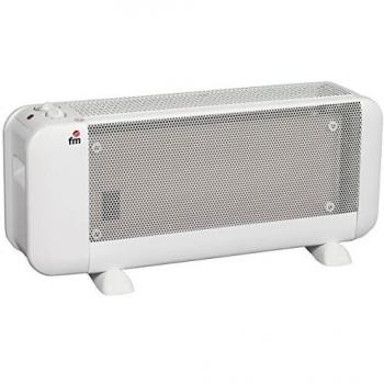 Stufetta elettrica da 1500W con tecnologia a infrarossi Bm15 Micatherm di Grupo FM, colore bianco