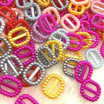 50pcs 10mm Simulated Pearl Flower Beads