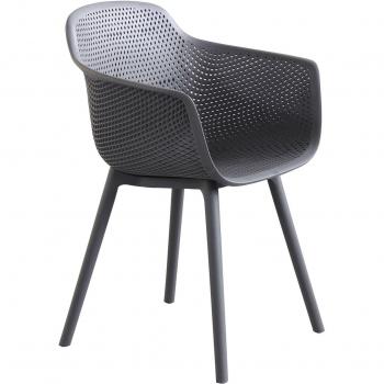 Chaise de Terrasse Vienne en Polypropylène DarkGray
