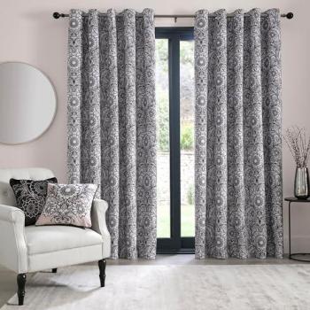 Laurence Llewelyn-Bowen Romilly Natural Blackout Eyelet Curtains