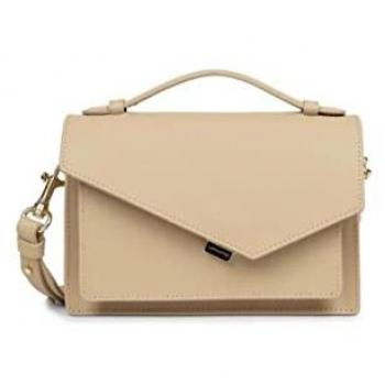 One‑Size Elegant Beige Clasped Handbag