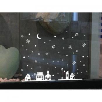 Pegatinas de pared de copos de nieve L1008