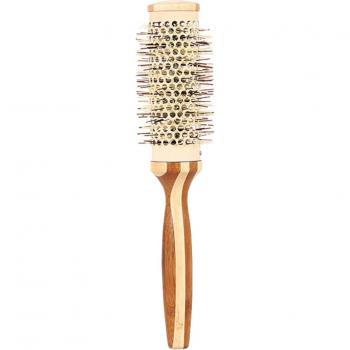Cepillo de pelo redondo pequeño con mango antideslizante