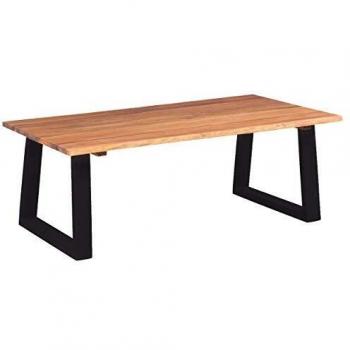 Acacia Wood Coffee Table by vidaXL 110x60x40 cm