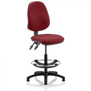 Eclipse Plus II Lever Task Operator Chair Ginseng Chilli Fully Bespoke Colour