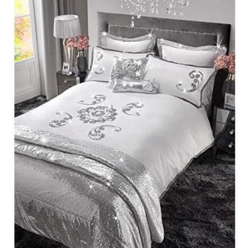 Serenity Switchback Fiya White Duvet Cover – Double