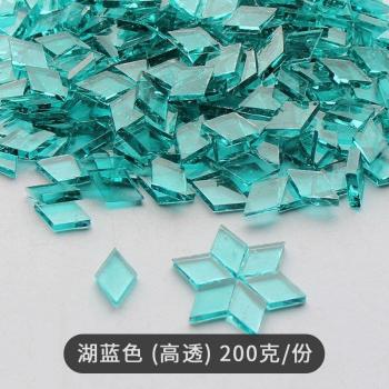 200g DIY Glass Mosaic Tiles for Handmade Crafts