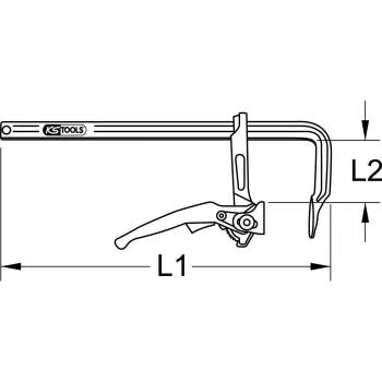 Pressa a serraggio rapido 140x300mm