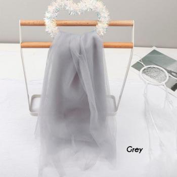 White Flower Mesh Fabric for Doll Making