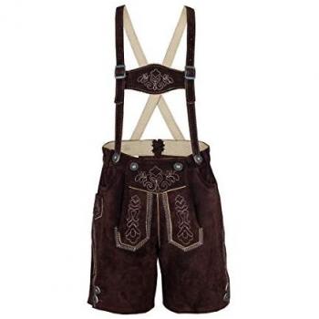 Isar-Trachten JANNIS Kinderlederhose, Dunkelbraun