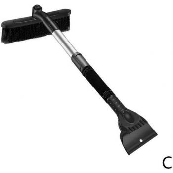 Extendable Windshield Glass Brush and Ice Scraper