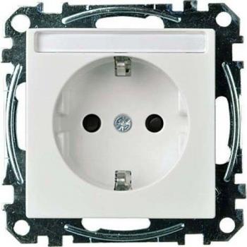 Schneider Electric 265010 Steckdoseneinsatz, Joy, perlweiß