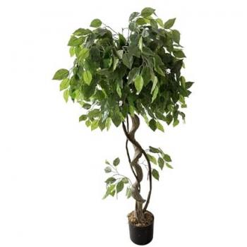 REBECCA FICUS ARTIFICIALE – 120×40×40 cm, PEVA VERDE MARRONE DIARDO