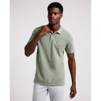 Polo Lee de Manga Corta Verde
