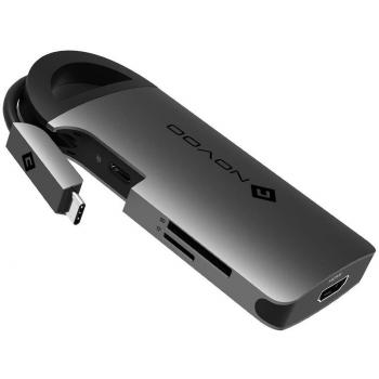NOVOO USB‑C 7‑Port Hub für MacBook Pro & Samsung Galaxy S8