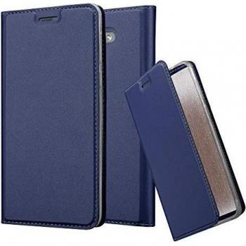 Libro Case Blu scuro con portafoglio integrato