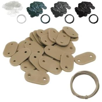 Lot de 30 fixations pour canisse anti-UV