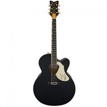 Gretsch G5022CBFE Rancher Falcon Jumbo Acoustic Electric Guitar, Black