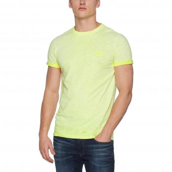 T-Shirt Superdry M10006TQ, Homme, Jaune (Fluro Yellow 23K), S