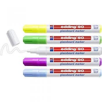 Edding Glasboardmarker 2-3 mm Rundspitze, sortiert