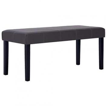 VidaXL 106‑cm Gray Upholstered Sofa