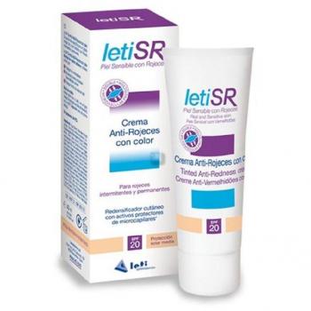 LetiSR crema color para tratar rojeces 40 ml