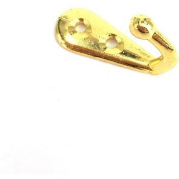 10er Set Antike Mini Mantelhaken mit Schrauben 22x12x30mm