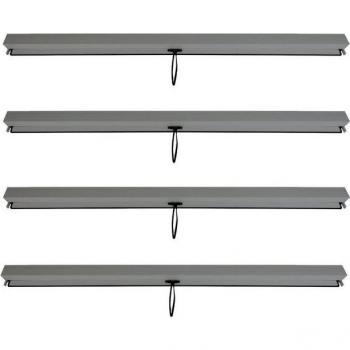 MCW Seitenwand für Pergola L46, 4er Set, wetterfest
