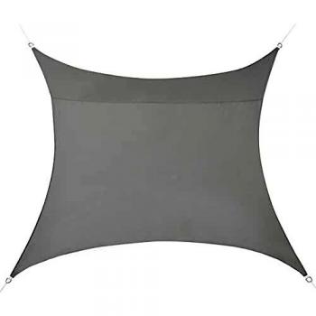 Wetterfestes Sonnensegel 3x3 m Grau