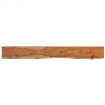 VidaXL Live Edge Acacia Wall Shelf, 180x20x2.5 cm, Solid Wood