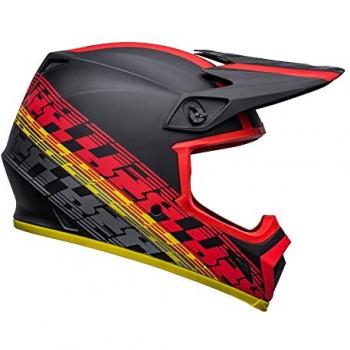 Bell MX-9 MIPS Offset Casque de motocross Noir Rouge taille XL
