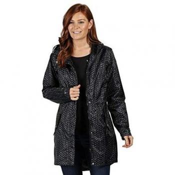 Regatta Tanisha Damen-Wetterjacke, Schwarz, Größe 38