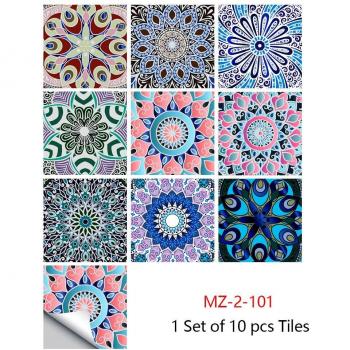 Pared Mandala de Cristal 10 piezas