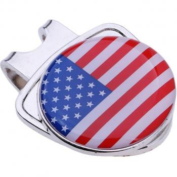 Golf Hat Clip with Magnetic Ball Marker