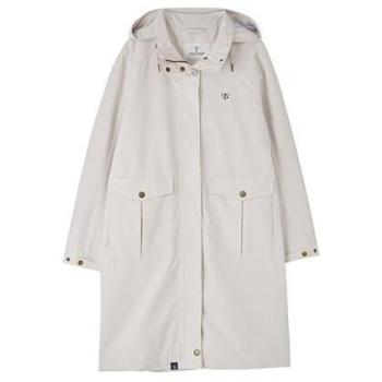 Lighthouse Signature Annika Cream Fabric Coat for Women