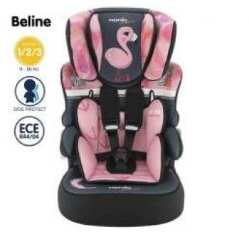Kindersitz Nania Beline Adventure – Flamingo‑Set 1/2/3