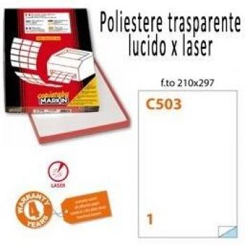 Etichetta in poliestere C503
