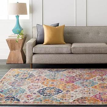 Surya Teppich »SICILY«, rechteckig, 7 mm, Boho Kurflor