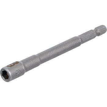 Douille à choc 6 mm extra longue pour perceuse 6,3 mm BGS 2762