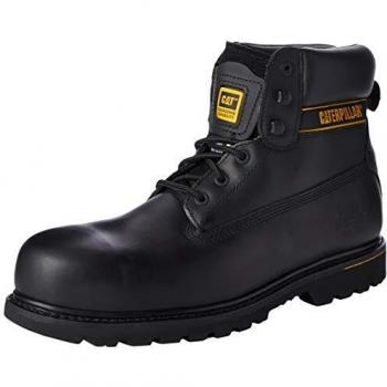 Caterpillar Men's Cat Holton Waterproof Work Boots, Black