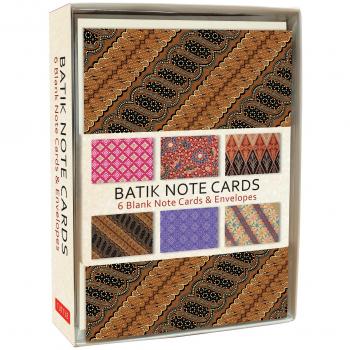 Batik Note Cards: 6 Blank Note Cards & Envelopes