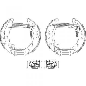 HELLA 8DB 355 004-731 Bremskomponenten