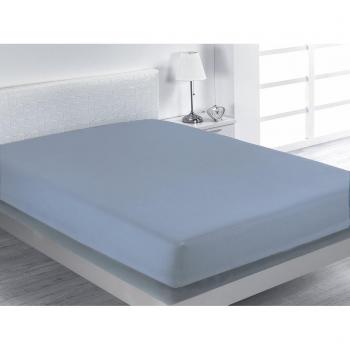 Lenzuolo Regolabile Sabanalia in Cotone e Poliestere per Letto da 135 Azzurro