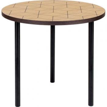 Table Arty Triangles 50cm en Bois de Chêne