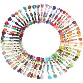 Hilo de Colores Jaspeados 8m