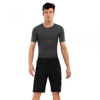 Pantalón corto gravel hombre ciclismo Block SIROKO Negro